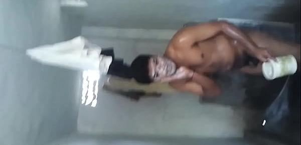  Andhra guy bathing naked